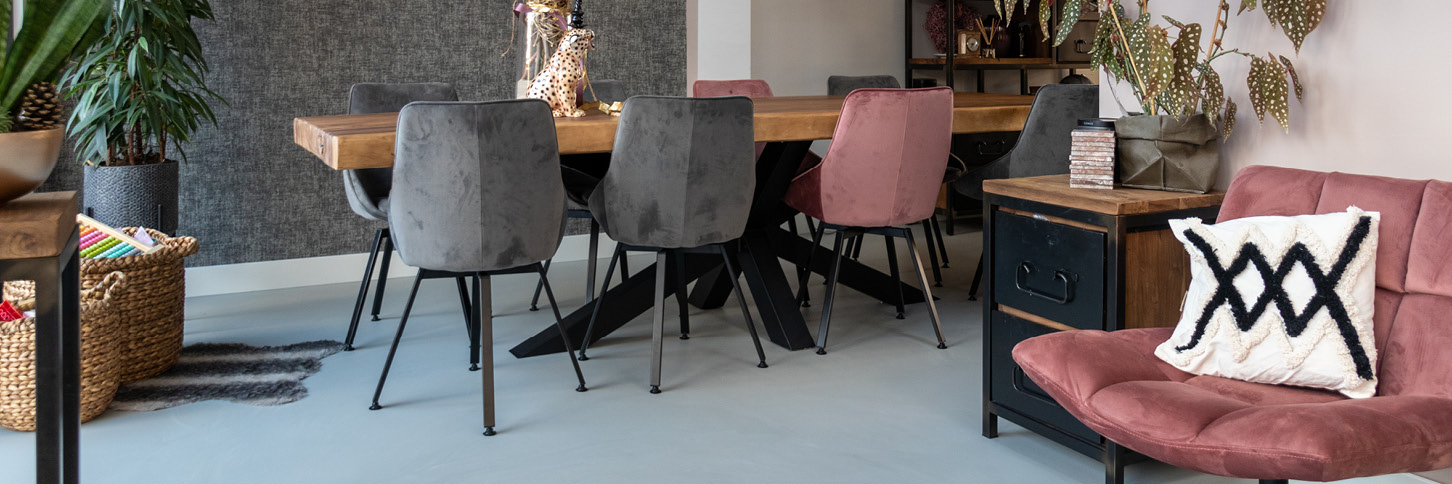 gietvloer met vloerverwarming