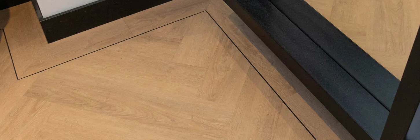 hongaarse punt pvc vloeren met bies