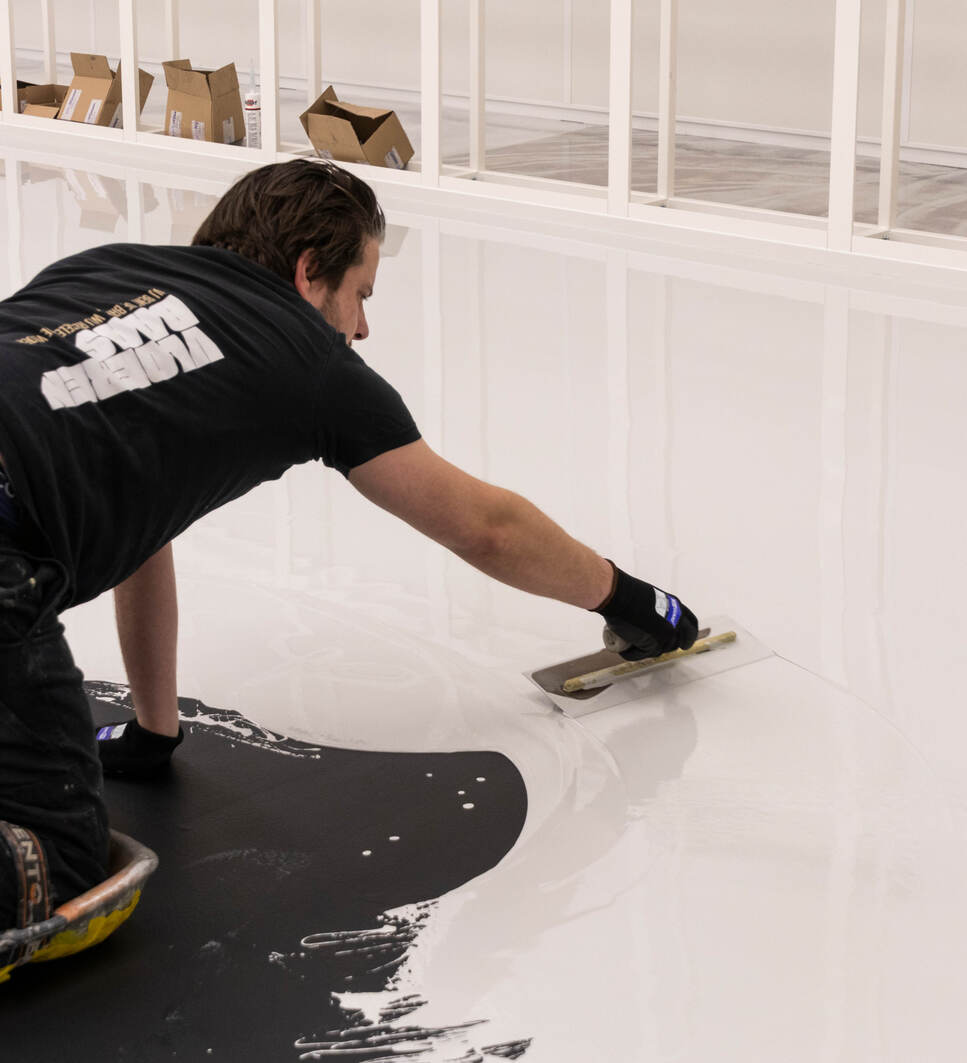 industriele vloer in woning