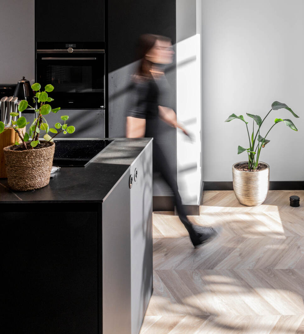 nadelen visgraat vloer